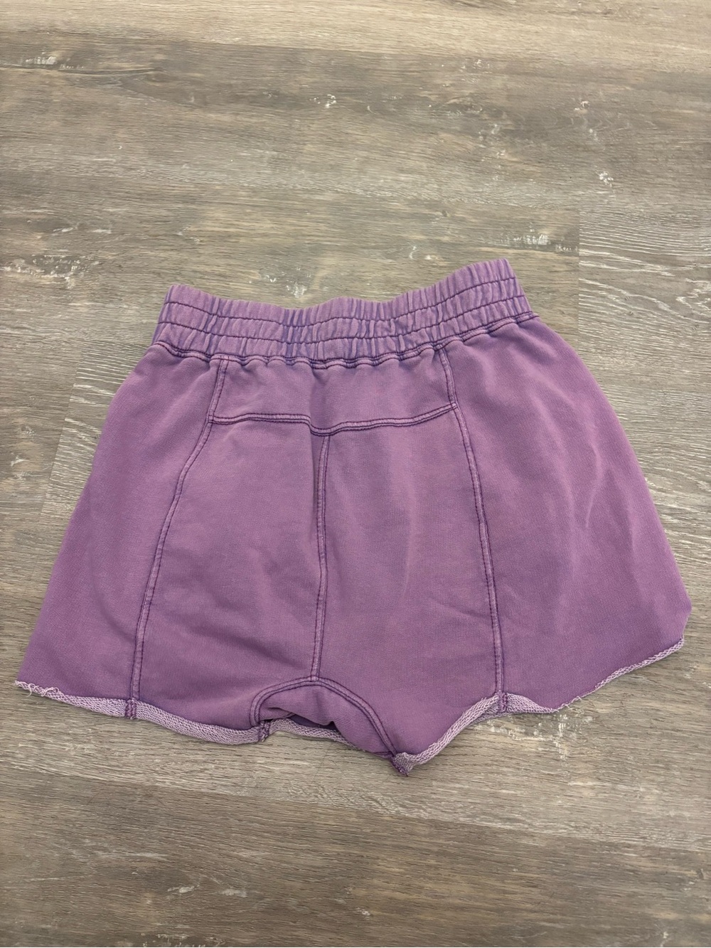 Free People Lilac Athletic Elastic-Waist Shorts - Picture 5 of 6